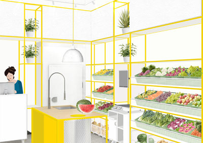 ZOLLE juice bar and fruit and vegetable shop