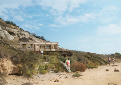 WHITE GARDENpadiglione sulla spiaggia della Scala dei Turchi